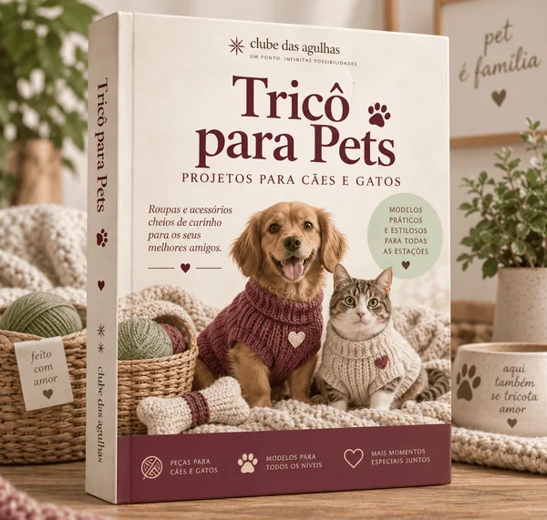 Capa do Tricô para Pets: projetos para cães e gatos